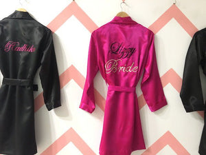 2 Bridesmaid + 1 Bride Robes for Bachelorette | Prepaid Orders Only - Comfy Nights