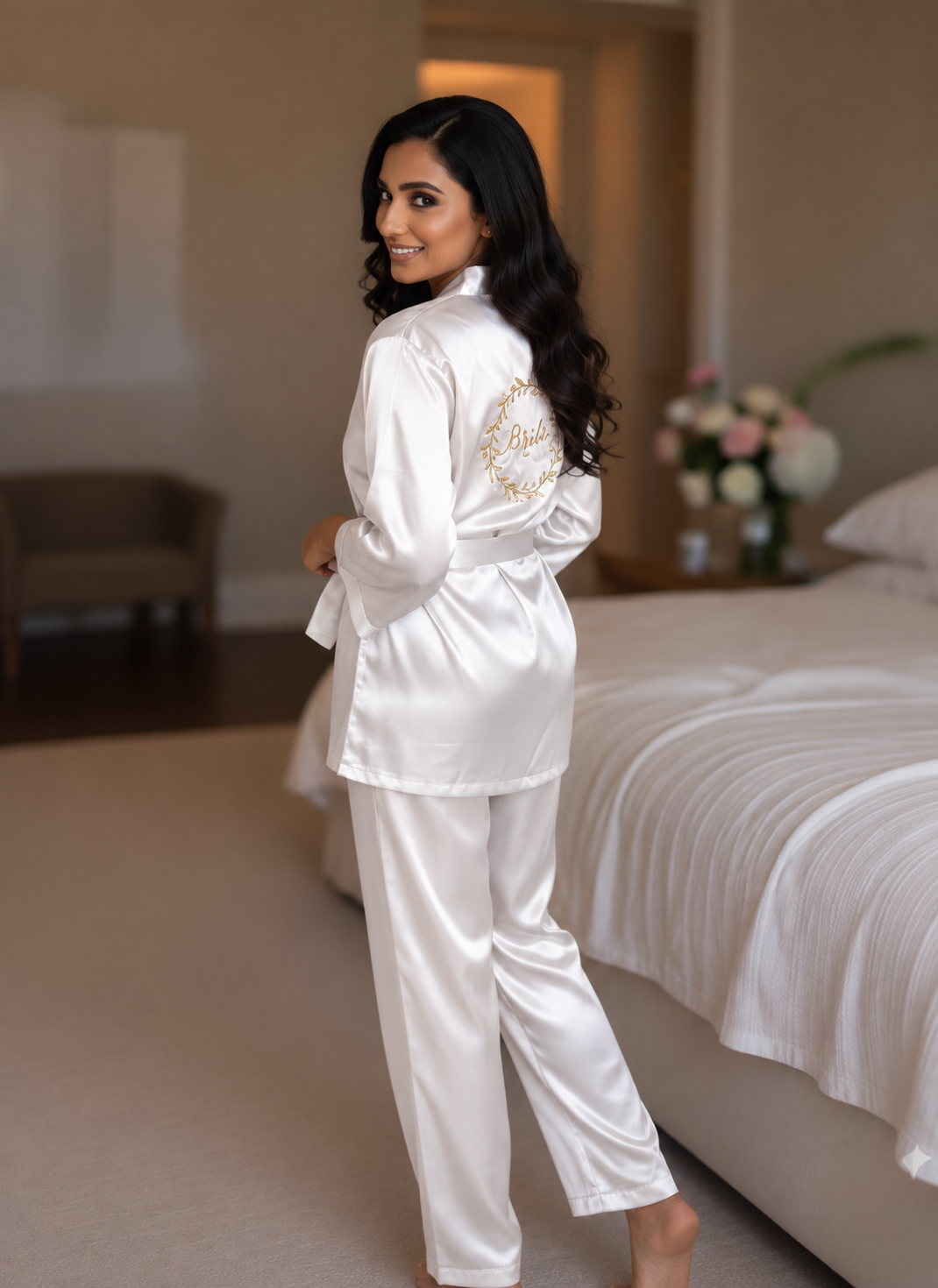 Bride's Robe+ Pj  | Prepaid Orders Only