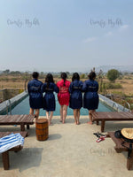 Load image into Gallery viewer, 5 Bridesmaid + 1 Bride Robes for Bachelorette | Prepaid Orders Only - Comfy Nights
