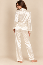 Satin Personalise Pocket Pj Set  | Prepaid Orders Only