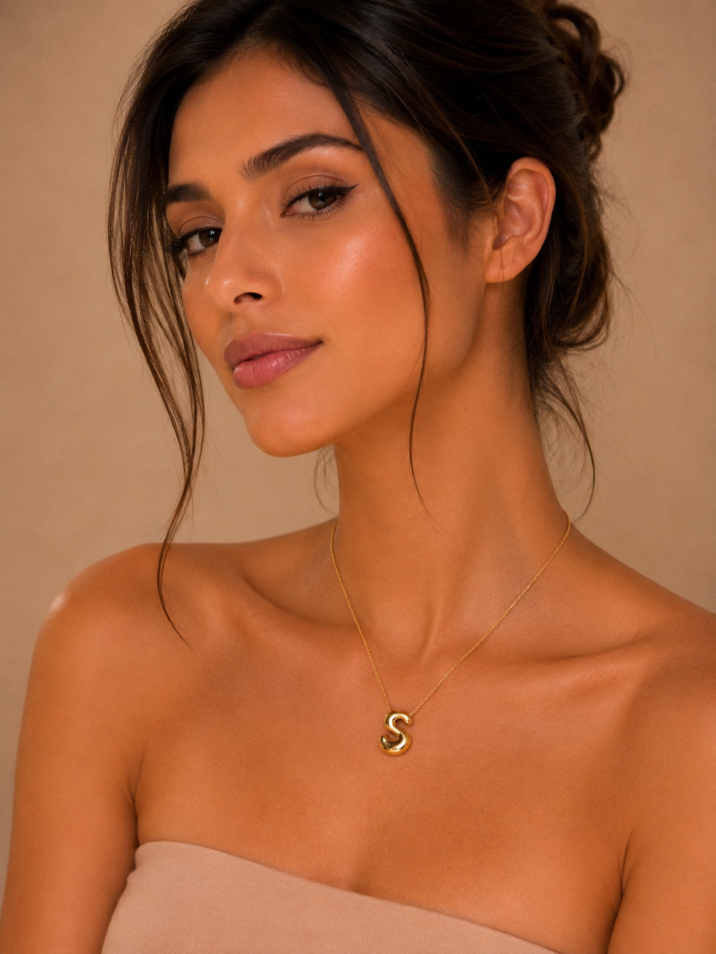S for serene Necklace
