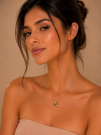 S for serene Necklace