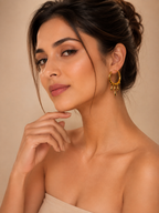Dripped Gold hoops