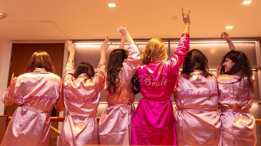7 Bridesmaid + 1 Bride Robes for Bachelorette | Prepaid Orders Only - Comfy Nights