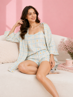 Twinkling Stars Robe + Shorts + Camisole