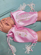 Handworked Baby Pink Chooda Cover   | Prepaid Orders Only