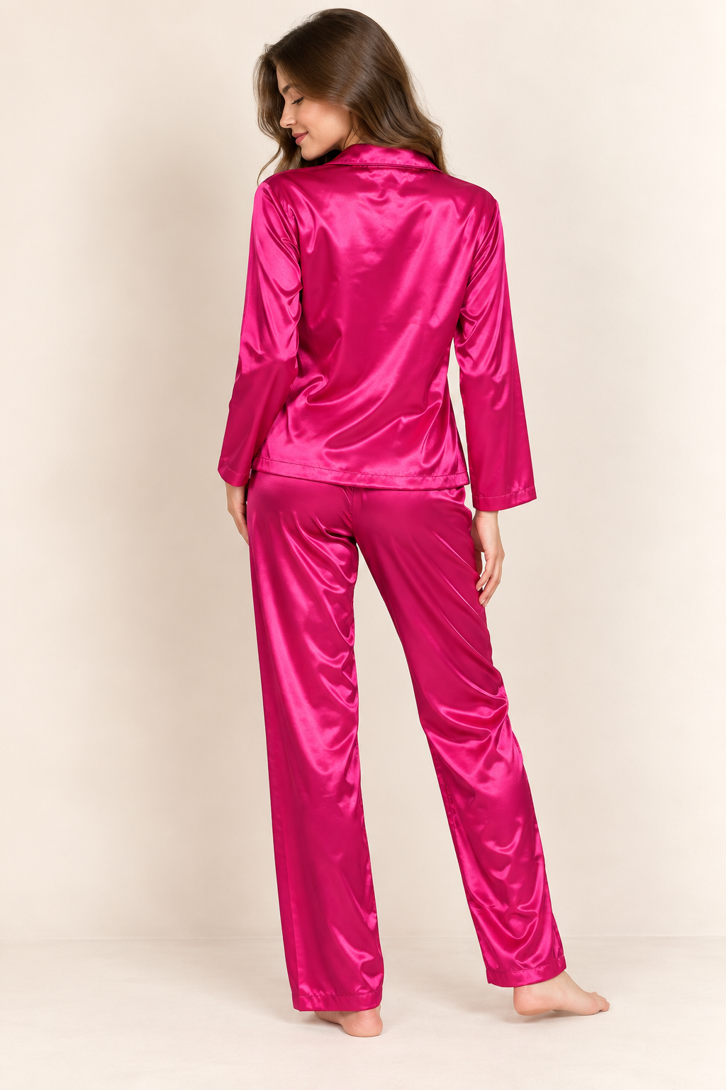 Satin Personalise Pocket Pj Set  | Prepaid Orders Only