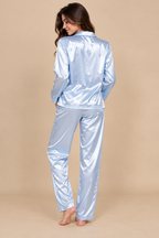 Satin Personalise Pocket Pj Set  | Prepaid Orders Only