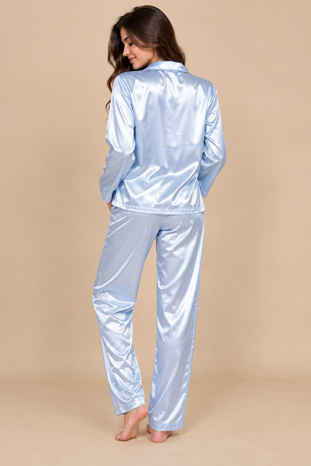 Satin Personalise Pocket Pj Set  | Prepaid Orders Only