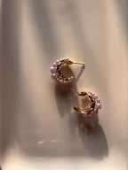 Lilac Pearl Earrings