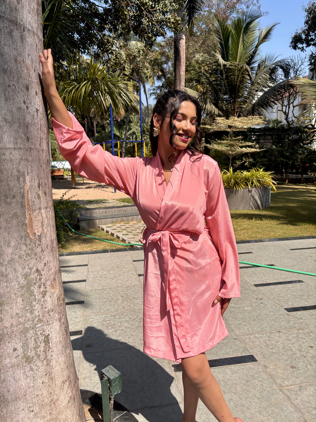 Rose Pink Personalise Robe  | Prepaid Orders Only