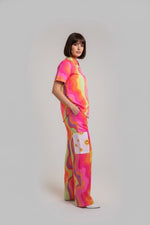 Load image into Gallery viewer, Summer Smiley Wide Leg Co-Ord Set
