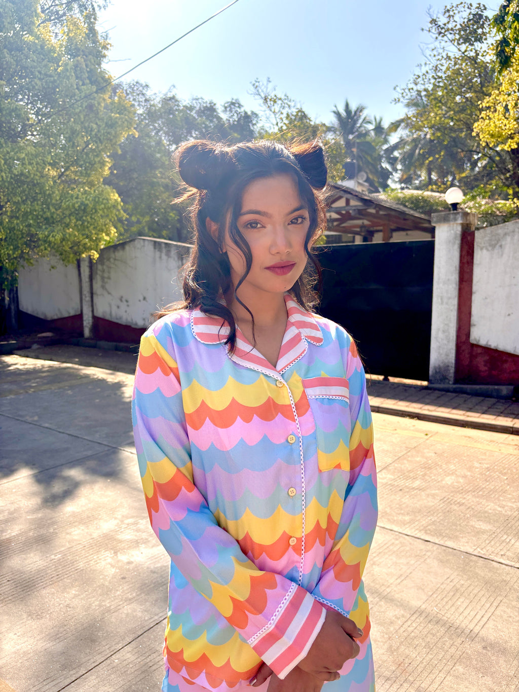 Rainbow Waves Sleepwear