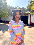Rainbow Waves Sleepwear