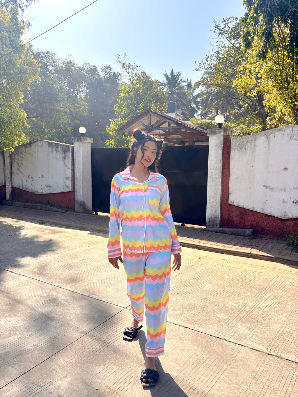 Rainbow Waves Sleepwear