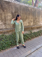 Olive Dots Sleepwear