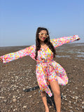 Multi dots Personalise Robe Set  | Prepaid Orders Only
