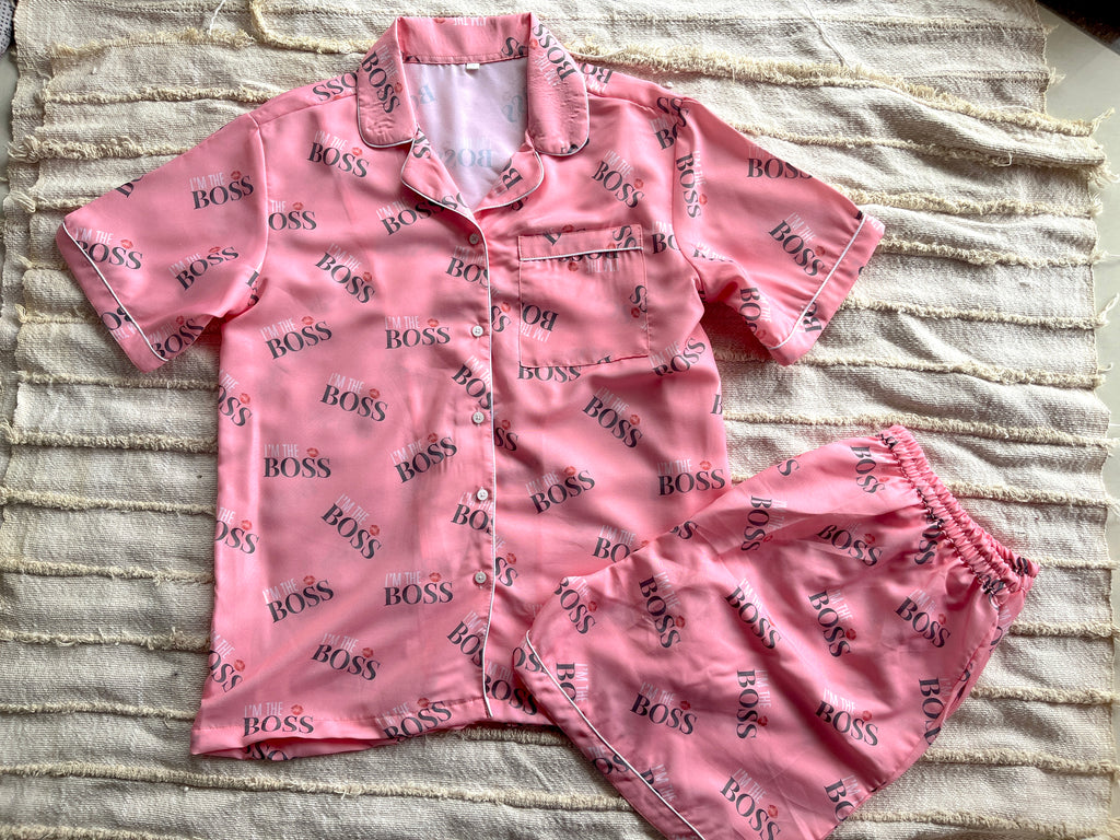 The Boss Shorts Set