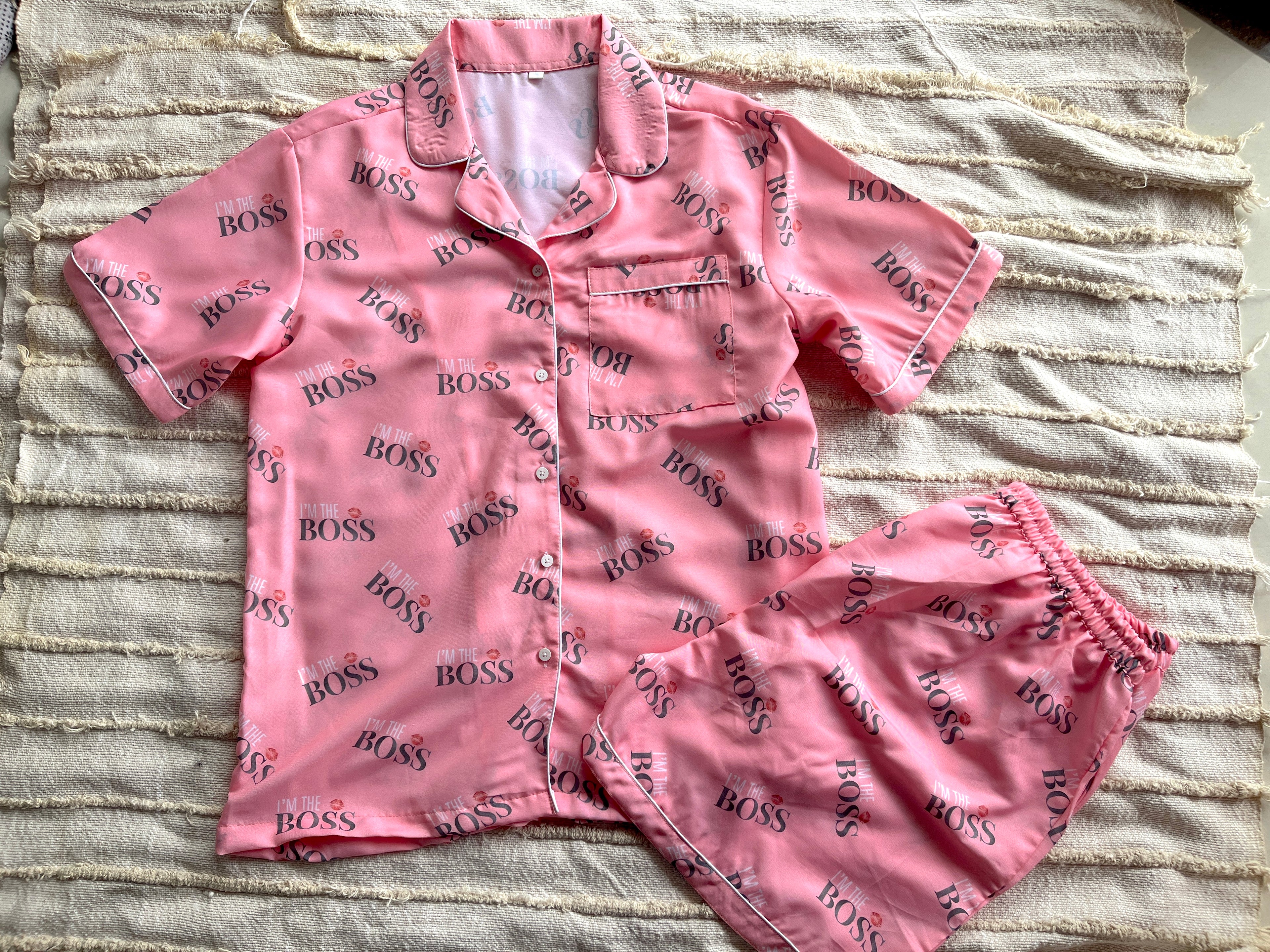 The Boss Shorts Set