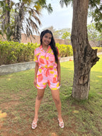 Pink Soda Shorts Set