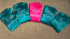 5 Bridesmaid + 1 Bride Pj Set for Bachelorette   | Prepaid Orders Only