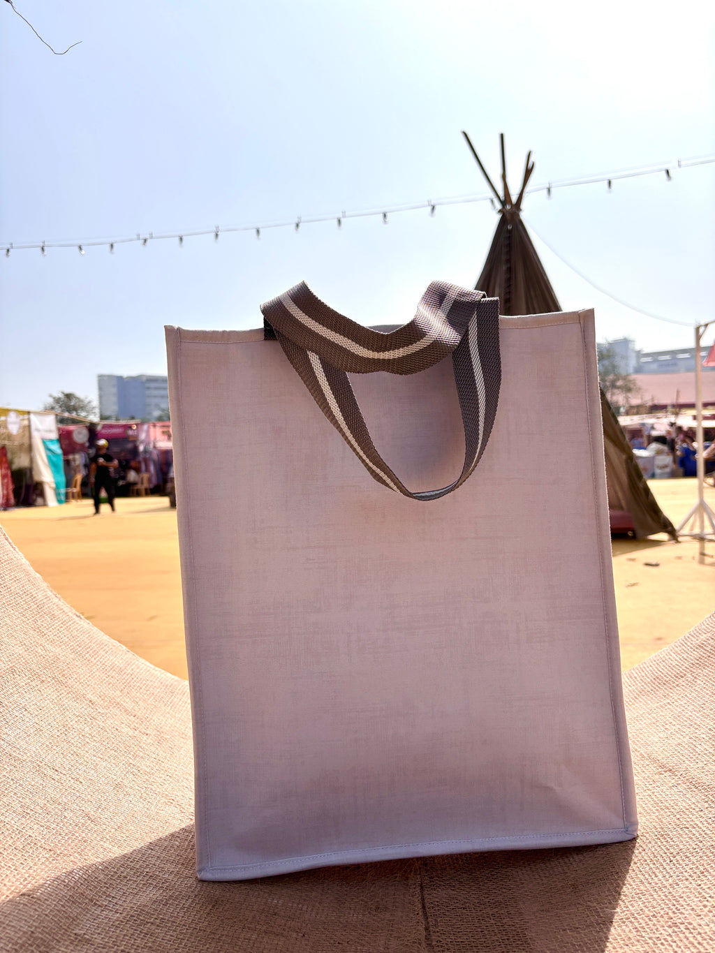 Crying Glitter Tote Bag