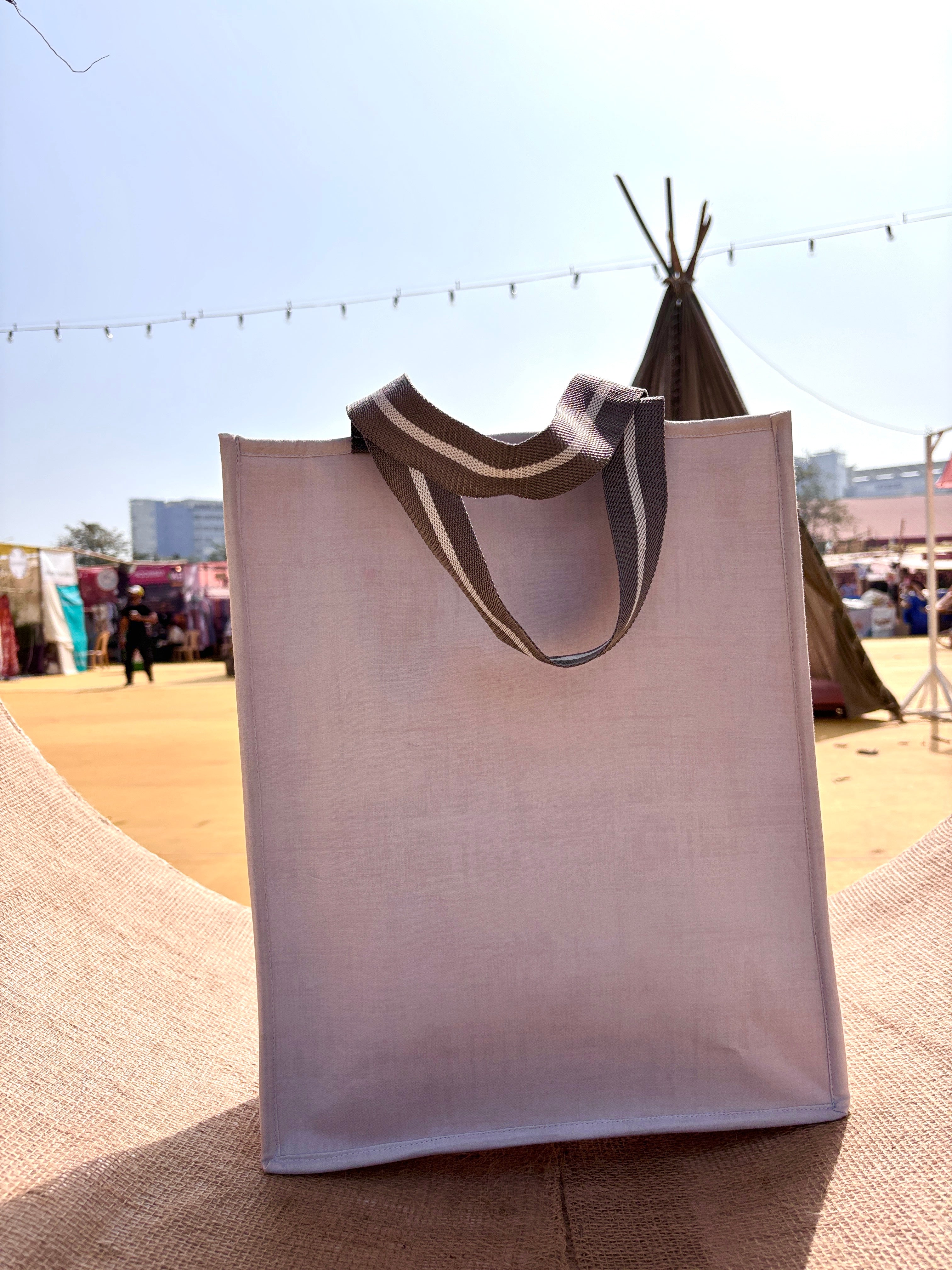 Crying Glitter Tote Bag