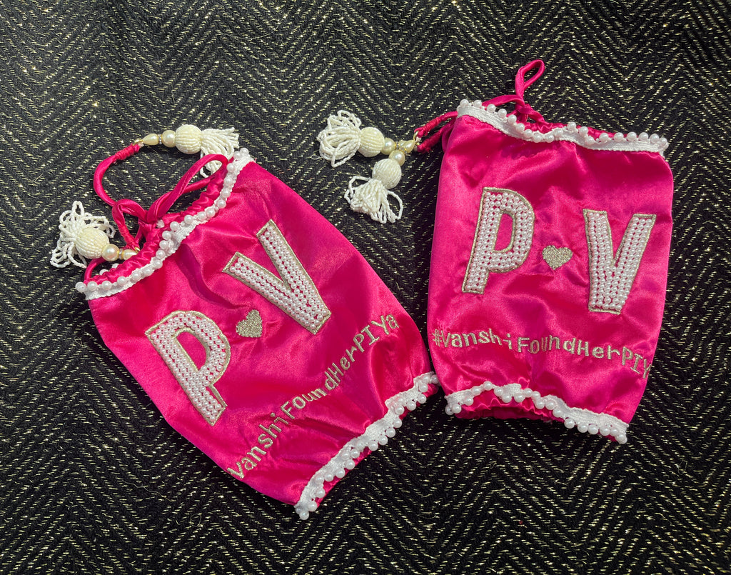Handworked Pink Chooda Cover   | Prepaid Orders Only