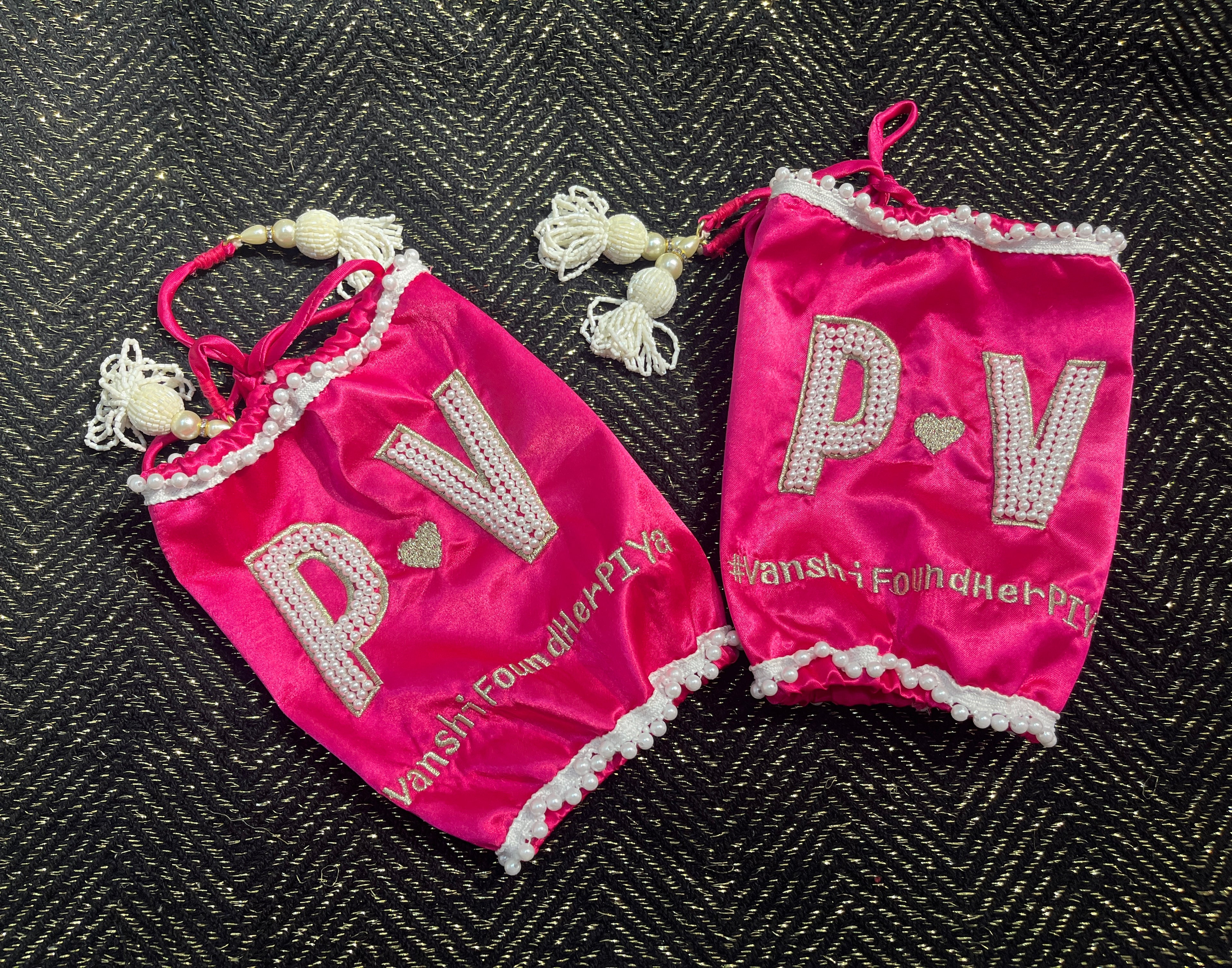 Handworked Pink Chooda Cover   | Prepaid Orders Only