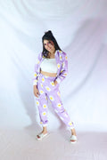 Lilac Yoke Bomber Jacket + Jogger