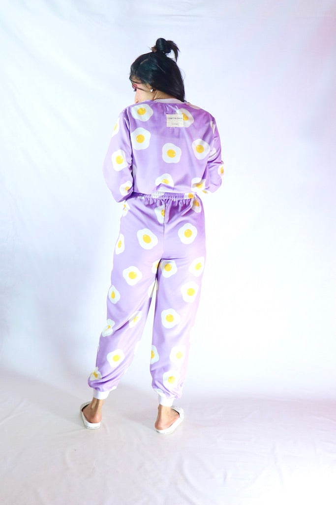 Lilac Yoke Bomber Jacket + Jogger