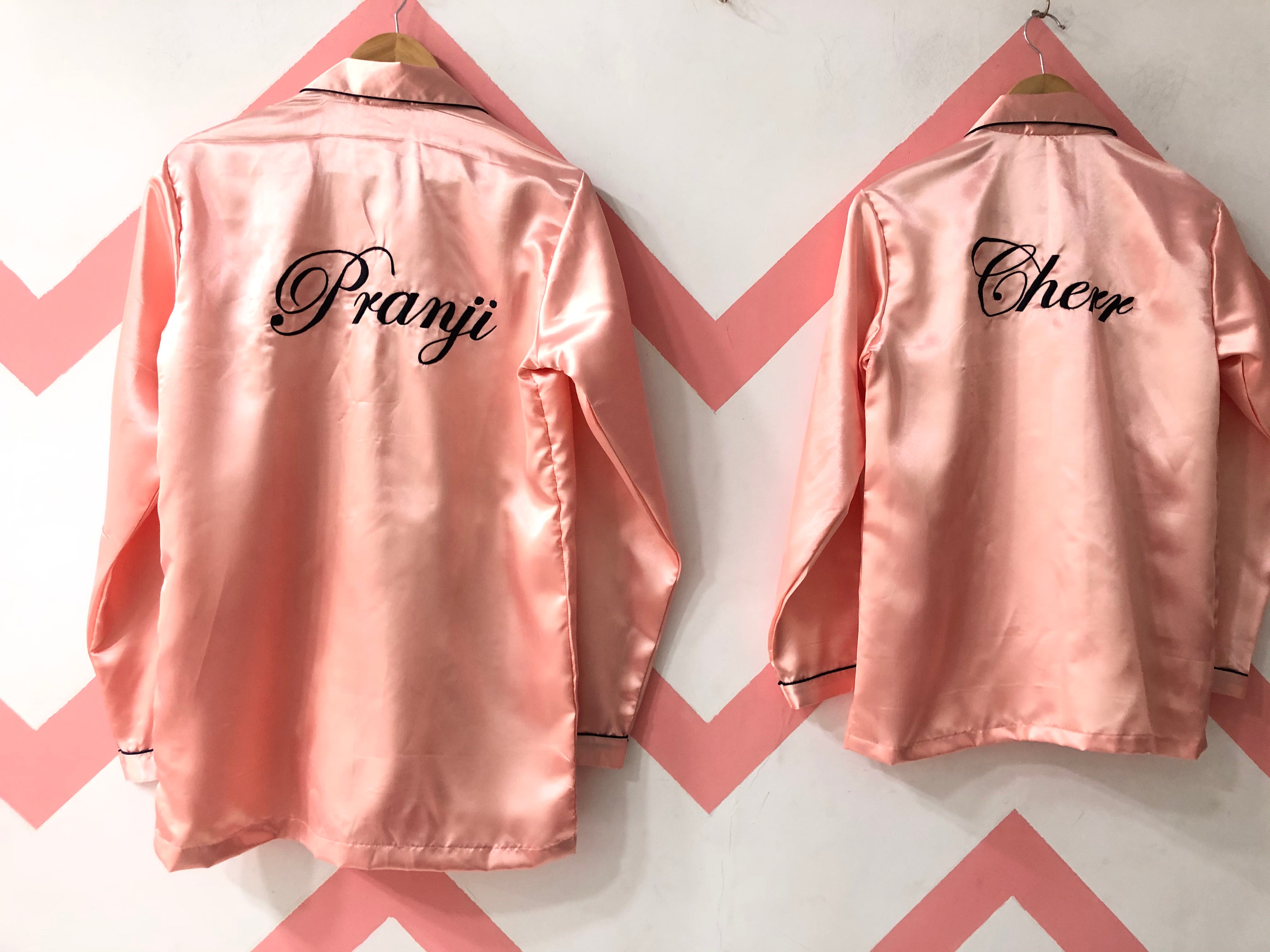Rose Gold Satin Couple Set  | Prepaid Orders Only