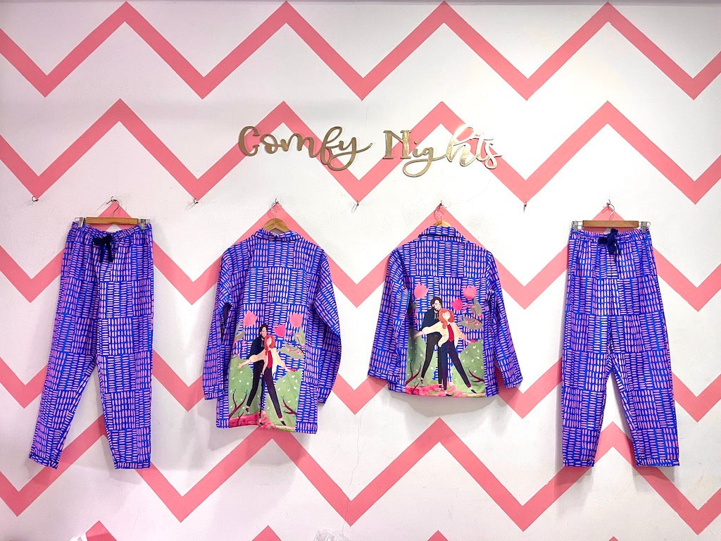 Made for Each Other Couple Pj Set