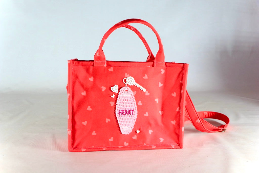 Keys to Heart Mini Hand Bag
