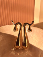 Artistry in Gold Earrings - Comfy Nights