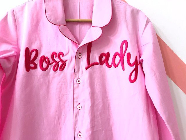 Baby Pink Boss Lady Pj Set | Prepaid Orders Only - Comfy Nights