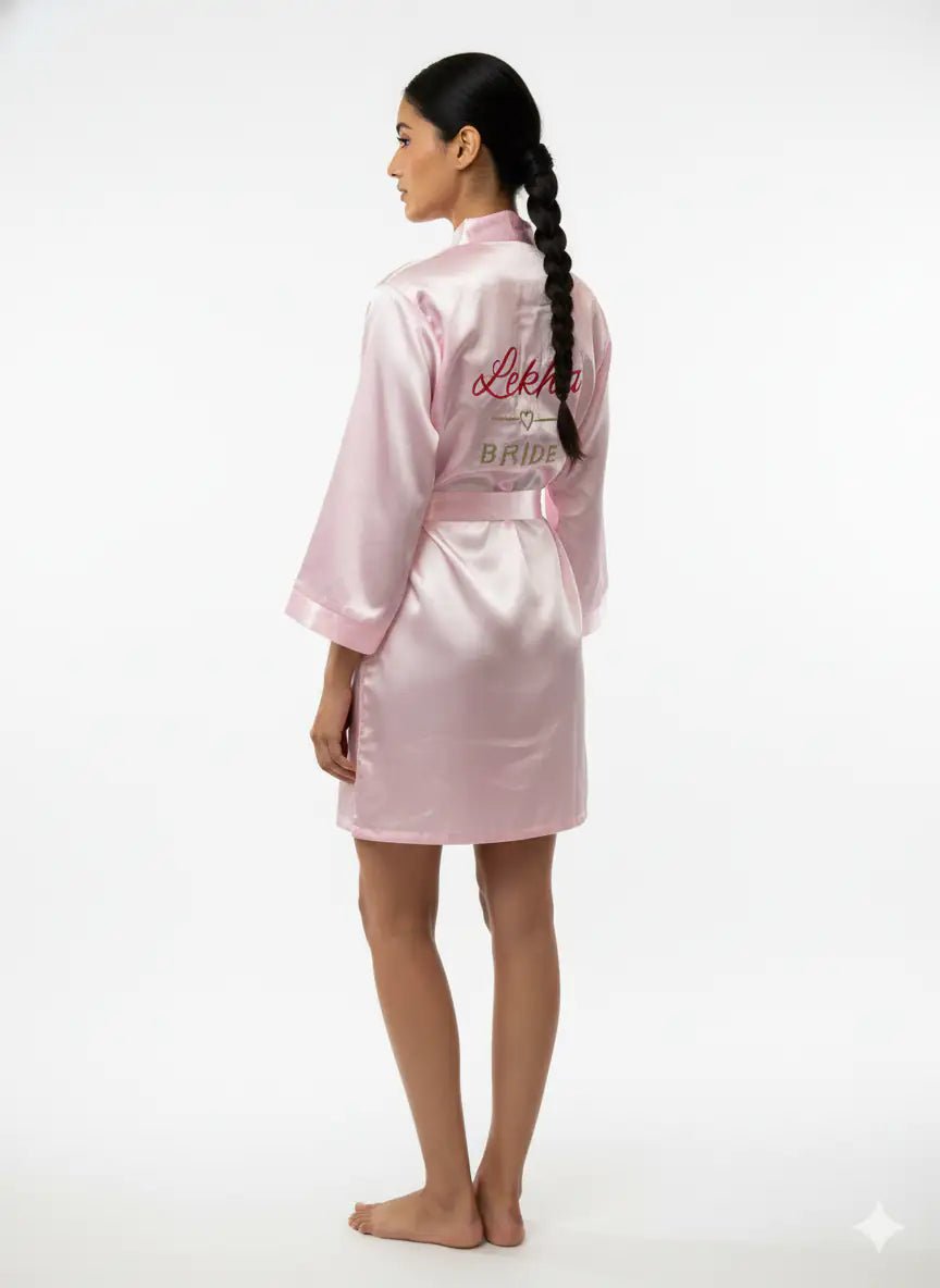Baby Pink Personalise Robe | Prepaid Orders Only - Comfy Nights