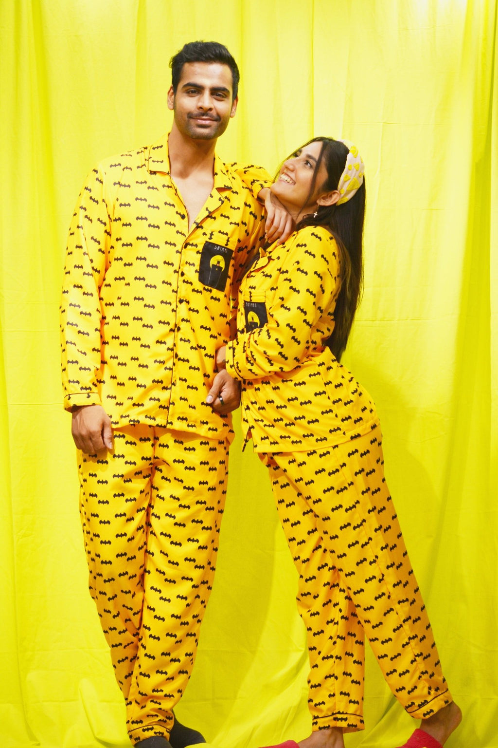 Bat Man Couple Pj Set - Comfy Nights
