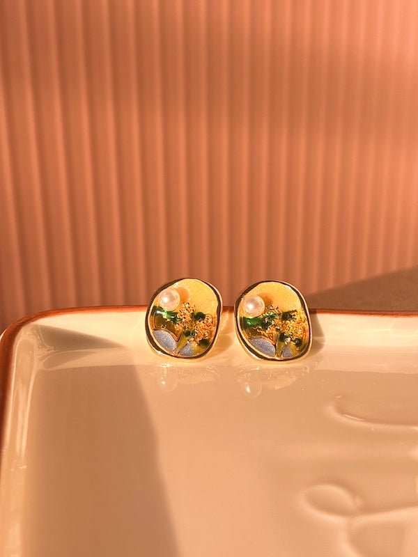 Botanical treasures Earrings - Comfy Nights