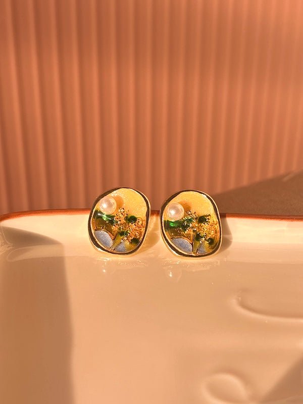 Botanical treasures Earrings - Comfy Nights