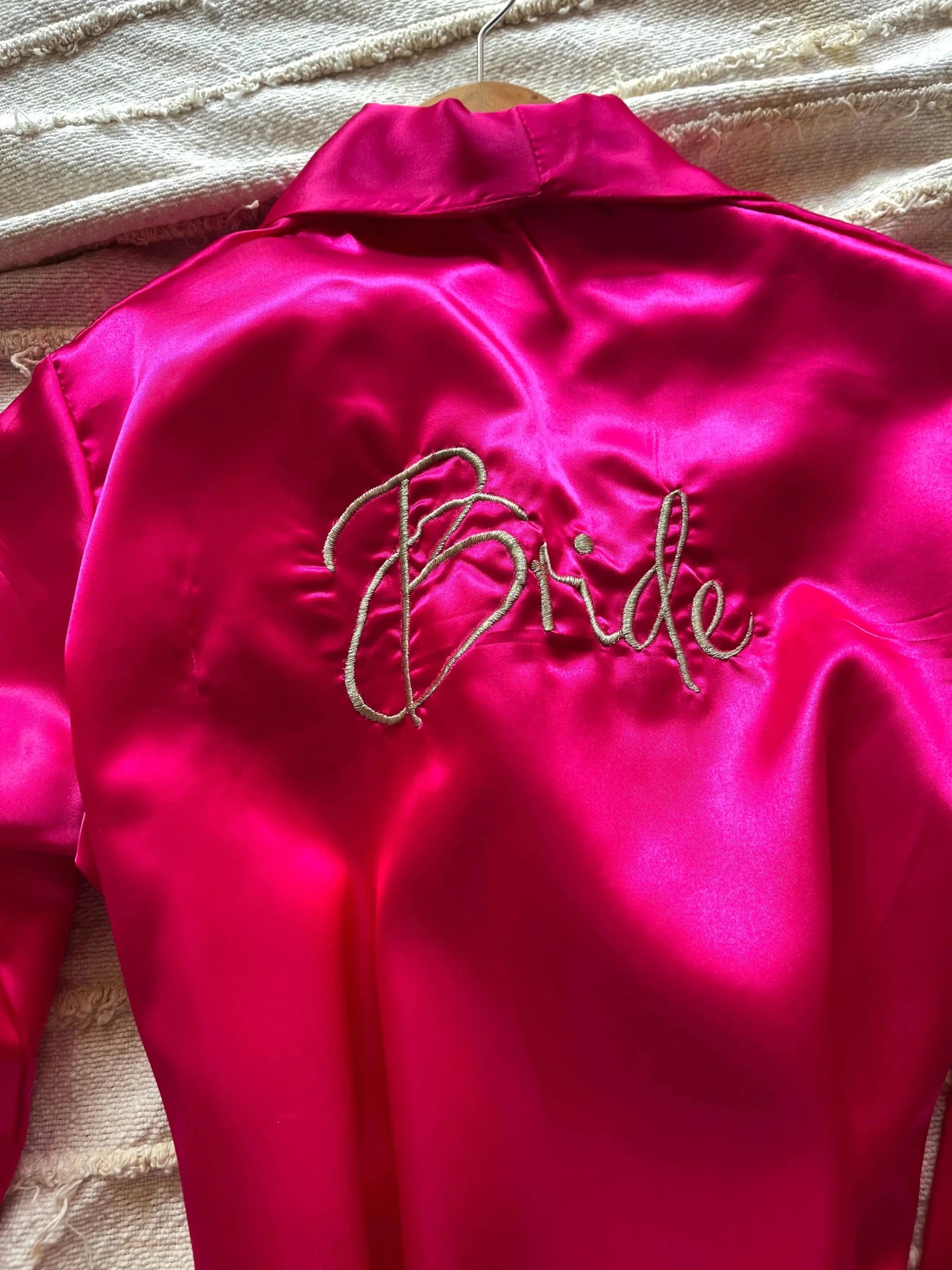 Bride's Gold thread work Robe | Prepaid Orders Only - Comfy Nights