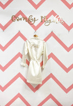 Bride's Gold thread work Robe | Prepaid Orders Only - Comfy Nights