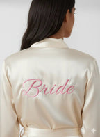 Bride's Pink thread work Robe Edit 2 | Prepaid Orders Only - Comfy Nights
