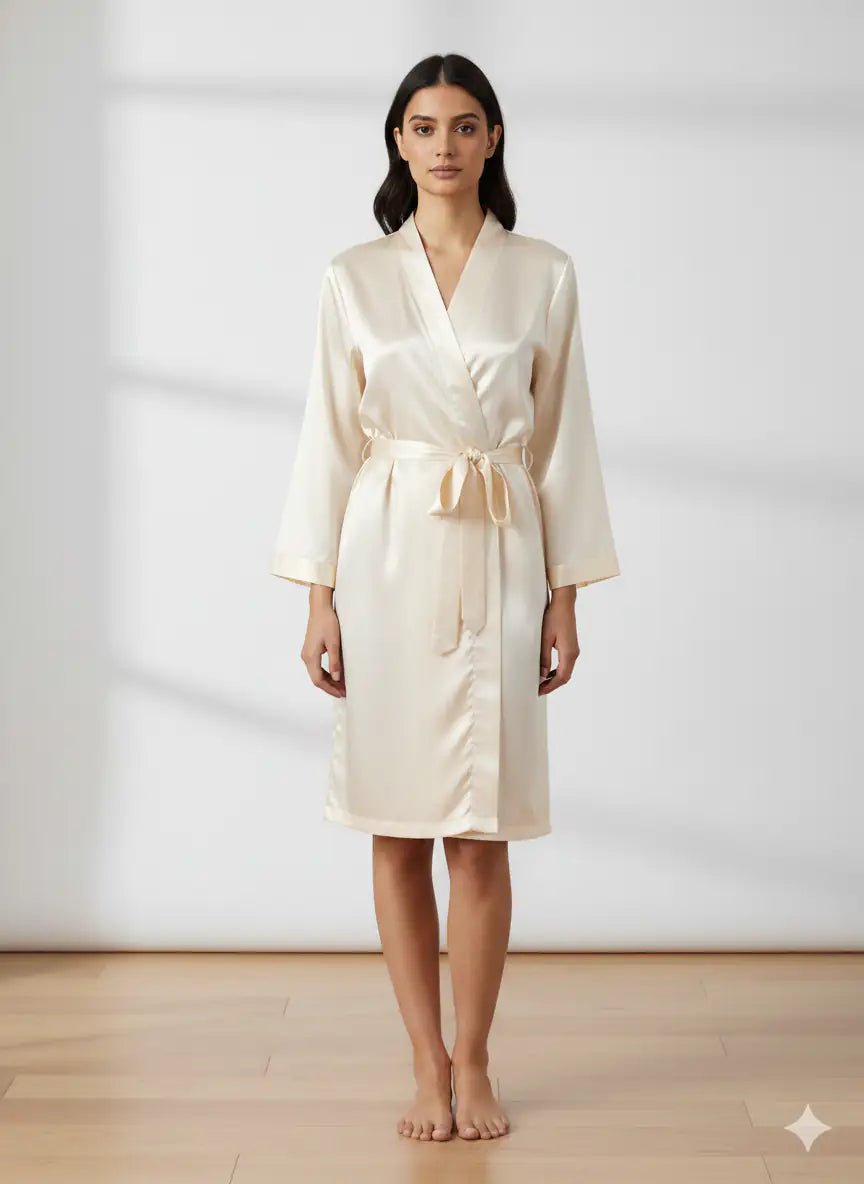Bride's Pink thread work Robe Edit 2 | Prepaid Orders Only - Comfy Nights