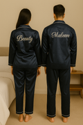 Blue Satin Couple Set  | Prepaid Orders Only