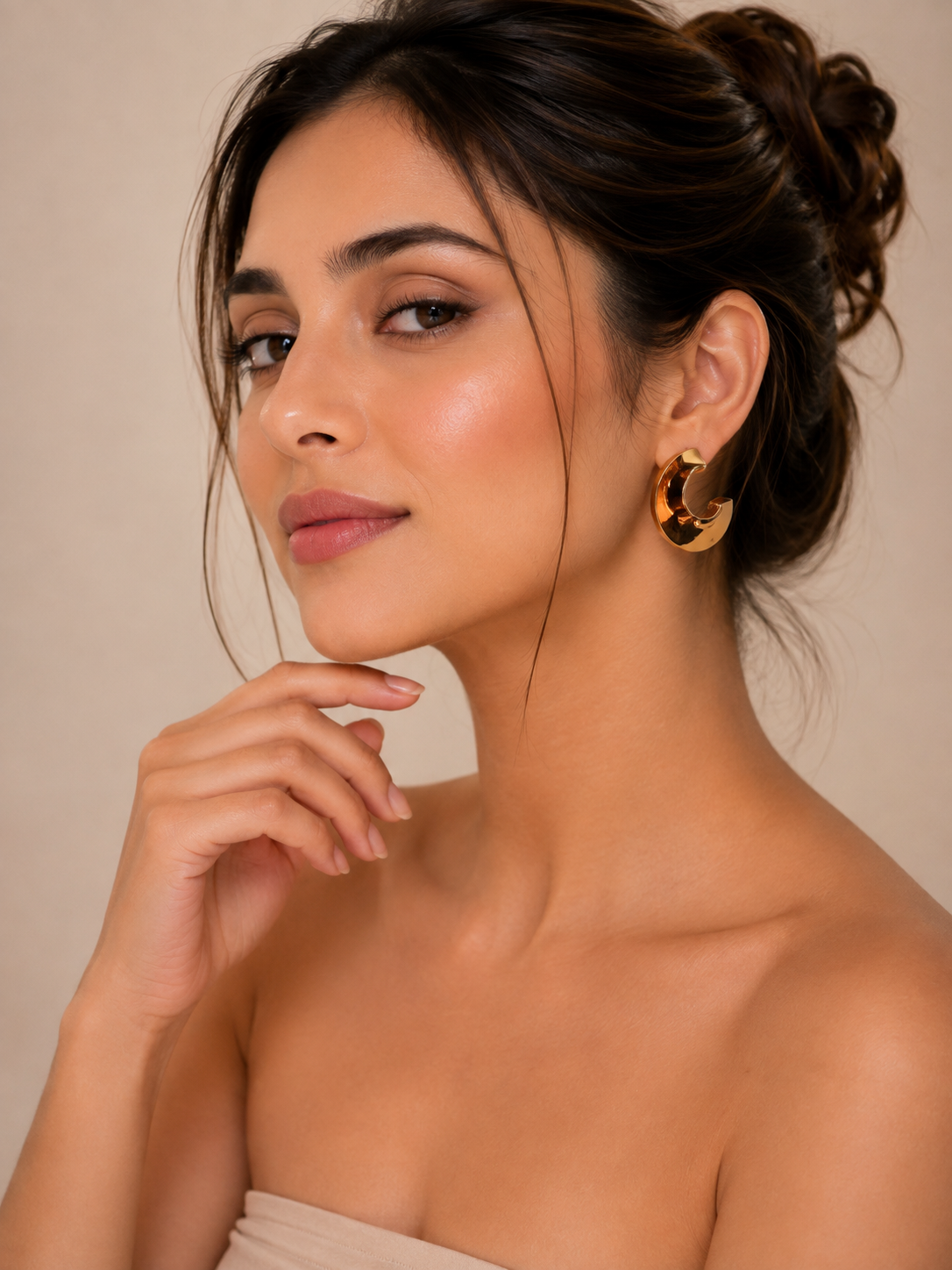 Half Moon Earrings