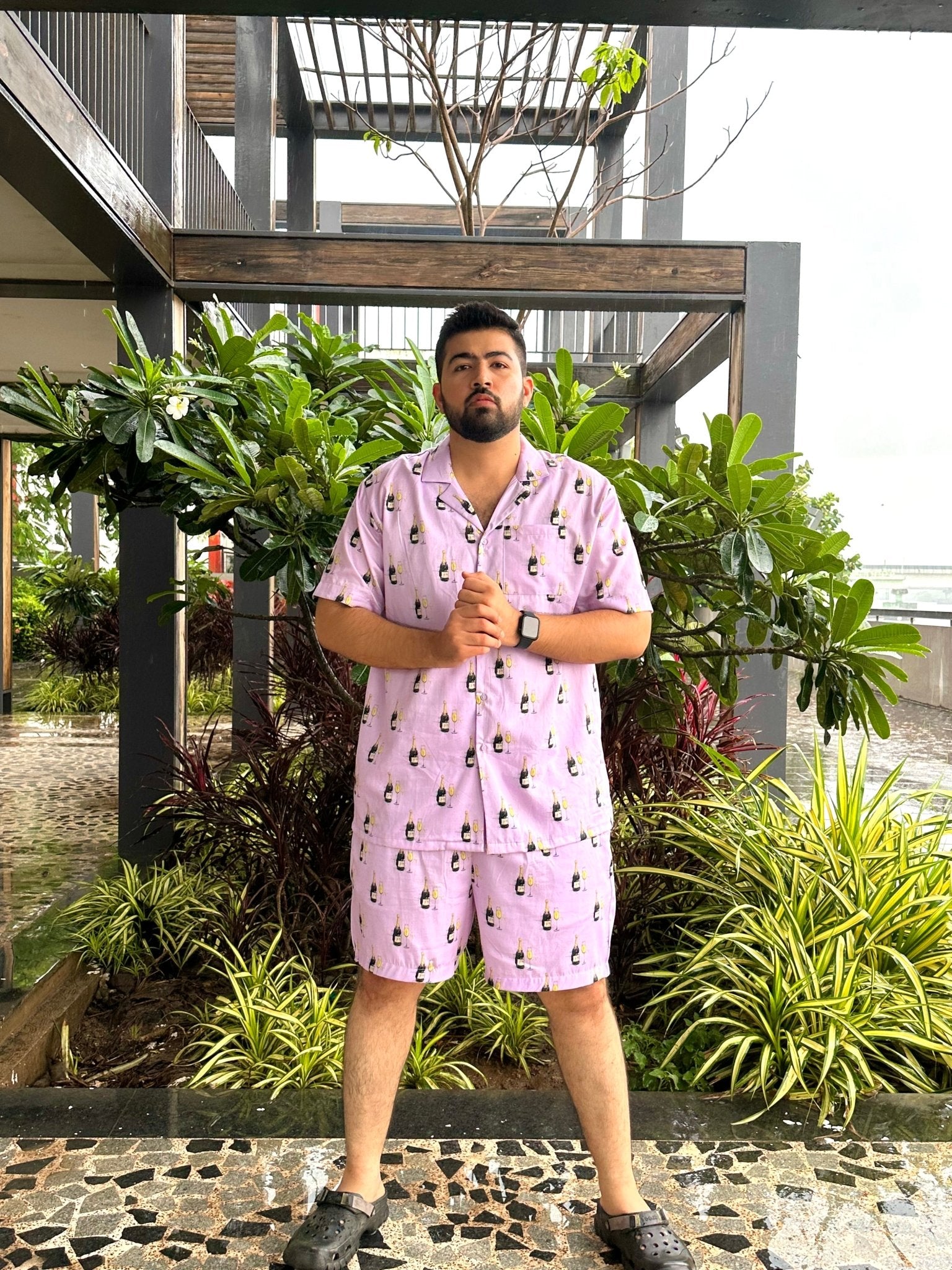 Champagne Co-Ord Set for Men - Comfy Nights