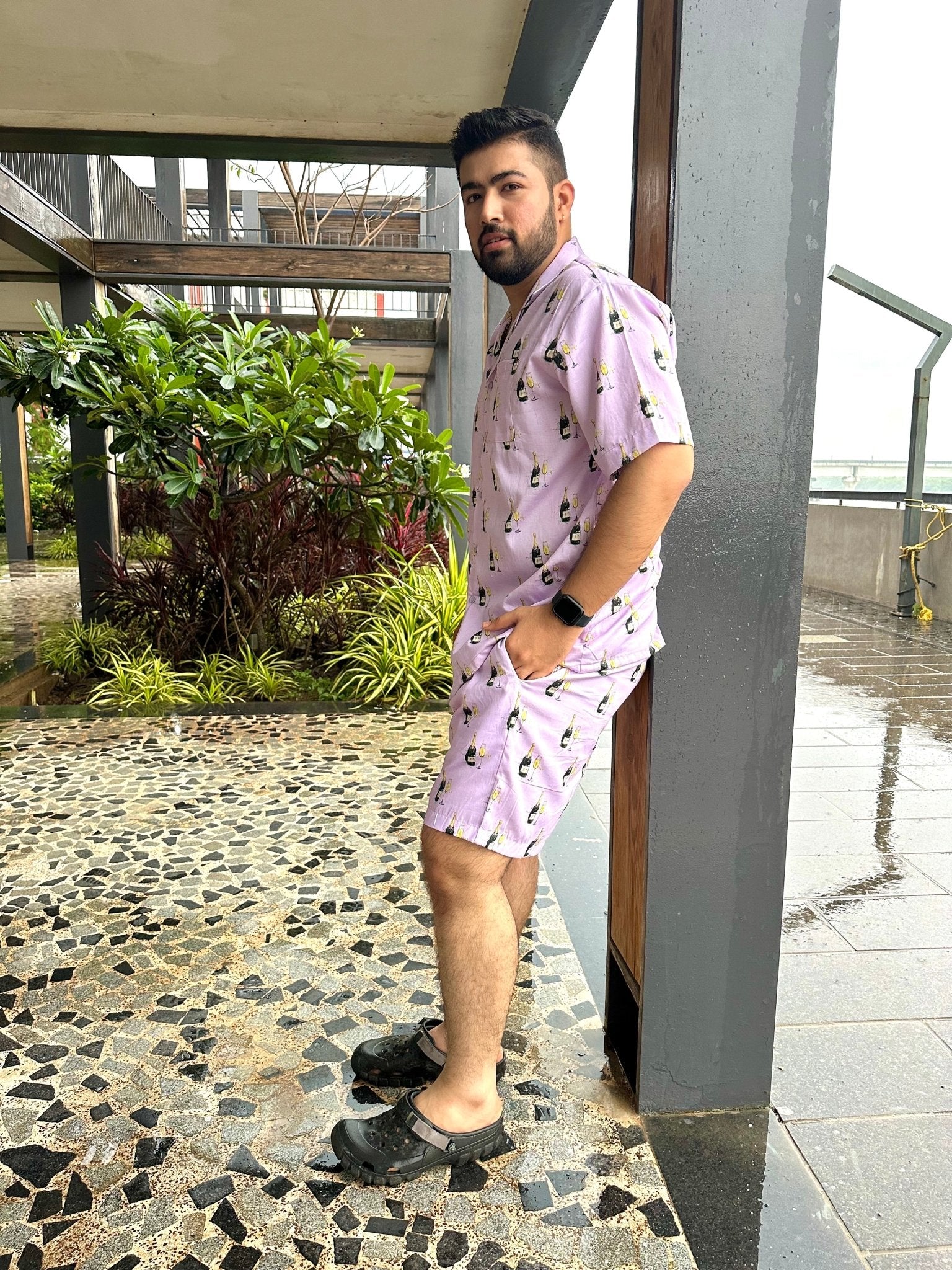 Champagne Co-Ord Set for Men - Comfy Nights