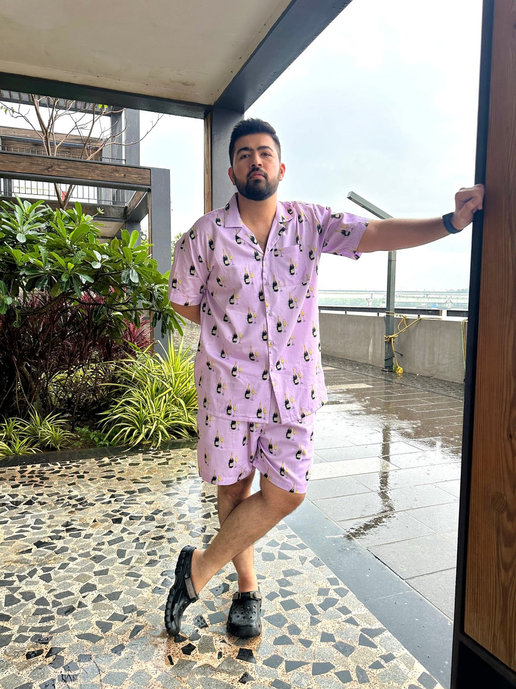 Champagne Co-Ord Set for Men - Comfy Nights
