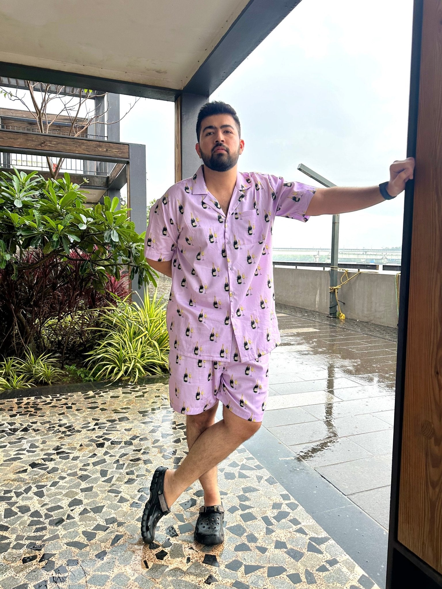 Champagne Co-Ord Set for Men - Comfy Nights